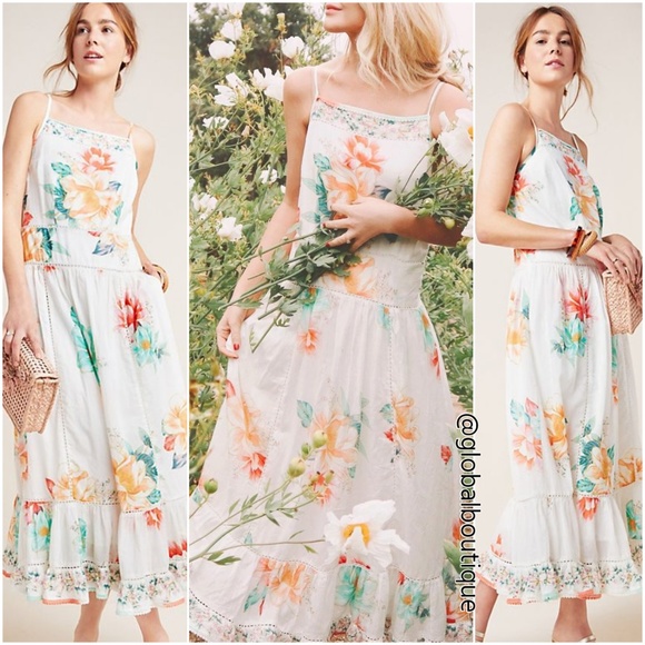 Anthropologie Dresses & Skirts - NWT ANTHROPOLOGIE Farm Rio Lantanas Maxi Dress